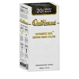 QUIKHENNA Organic Gel Derma Ammonia Free Hair Color 165 g - Ebony Black 2G-17