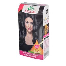 Lilium Haico Ammonia-Free Hair Color Cream 100ml - Natural Black 01-10
