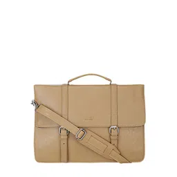 Bagsy Malone Unisex Brown Solid Laptop Bag-47