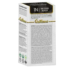 QUIKHENNA Set of 2 Organic Gel Derma Ammonia-Free Hair Color 165g each - Natural Black 1N image 4