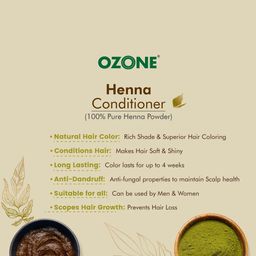 Ozone Set Of 5 Henna Powder - 100g image 2