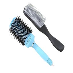 Kuber Industries Set Of 2 Hair Brush With Paddle-60