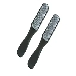 Kuber Industries Set of 2 Flexible Bristles Paddle Hair Brush - Black-14
