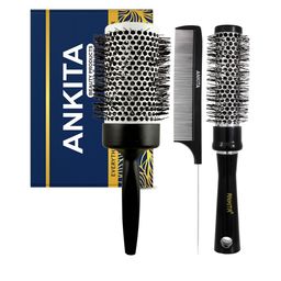 ANKITA 3-Pcs AP-2434 Hair Brush Combo - Black-image-96