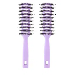 Kuber Industries Set of 2 Flexible Bristles Brush With Quick Hair Drying-11