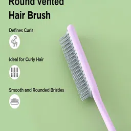 Kuber Industries Set of 3 Flexible Bristles Hair Brush With Paddle image 2