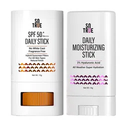 SOTRUE 2Pcs Daily Moisturizer 14g & Daily Sunscreen Stick 15g Combo-33