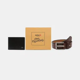 Spykar Leather Belt & Wallet Combo-image-8