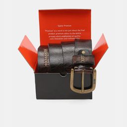 SPYKAR Men Set Of 2 Leather Two Fold Wallet & Belt-6