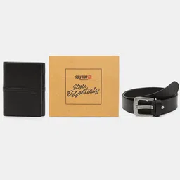 Spykar Leather Belt & Wallet Combo-image-97