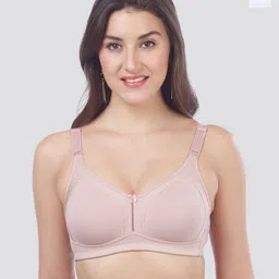 Maashie Pack of 2 Seamless Double Layered Cups Lace Side Panelled High Support Bra-picture-43