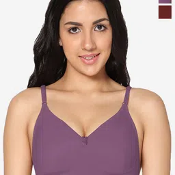 In Care Pack of 2 Full Coverage Cotton T-shirt Bra With All Day Comfort-picture-54