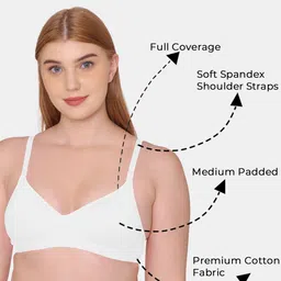Tweens Pack Of 3 Full Coverage Bra - All Day Comfort image 2