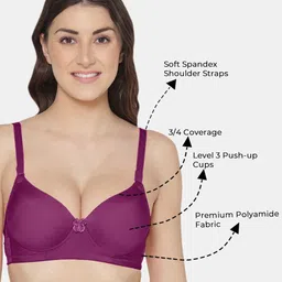 Tweens Pack Of 3 Full Coverage Bra - All Day Comfort image 2