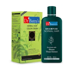 Dr. Batras Herbal Hair Color Cream 130g & Normal Hair Shampoo 200 ml-image-77