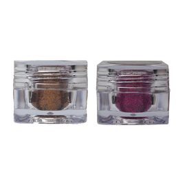 Veoni BELLE Set Of 2 HD Holographic Glitter Eyeshadow 5g Each- Copper 13 & Saphire Pink 16-1