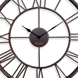 CRAFTEL Maroon Traditional Wall Clock-image-45