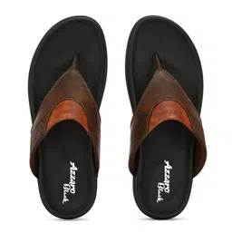 Azzaro Black Men Textured Comfort Sandals-image-68