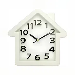 Sigaram White & Black Square Shaped Contemporary Wall Clock-picture-47