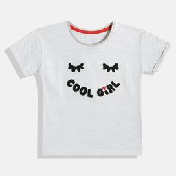 mothercare Girls Striped Pure Cotton T-shirt-image-40