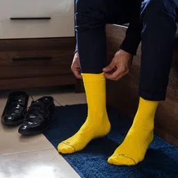 Dynamocks Pack Of 2 Cotton Calf-Length Socks-7