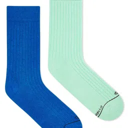 Dynamocks Pack Of 2 Ribbed Calf-Length Socks-23