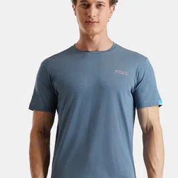 FCUK Typography Printed Pure Cotton Antimicrobial Lounge T-Shirt-image-12