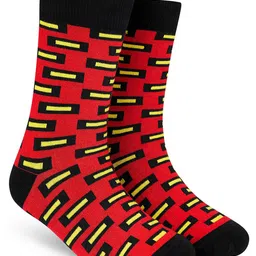 Dynamocks Pack Of 2 Patterned Calf-Length Socks image 2