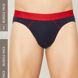 Fame Forever by Lifestyle Men Pack of 2 Colourblocked Cotton Briefs-picture-33