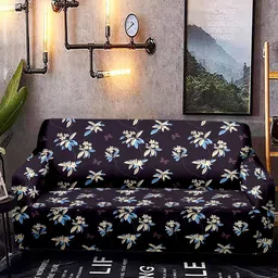 Cortina Violet Printed Two-Seater Sofa Cover-image-8