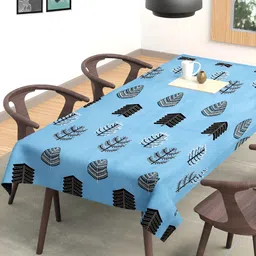 Arrabi Blue Floral 6-Seater Table Cover-image-31
