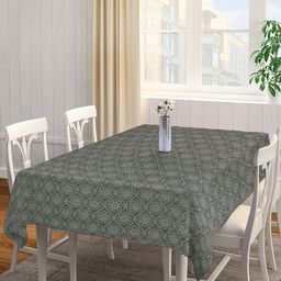 Arrabi Floral Handwoven Cotton 8 Seater Table Cover-40