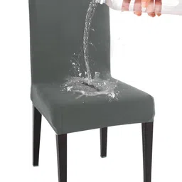 HOKIPO Grey 130 GSM Water Resistant Chair Cover-picture-48