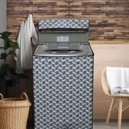 DREAM CARE Blue Printed Waterproof & Dustproof Top Load Washing Machine Cover-image-68