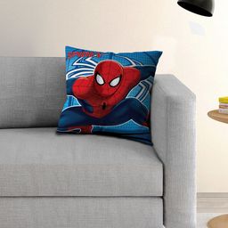 Marvel Kids Blue & Red Spider Man Printed Cushion With Cover-image-28