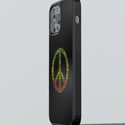 macmerise Symbol Of Peace Printed iPhone 12 Pro Phone Bumper Case-7