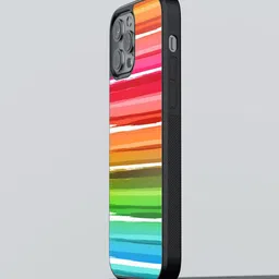 macmerise Abstract Printed iPhone 12 Pro Phone Bumper Case Cover-8
