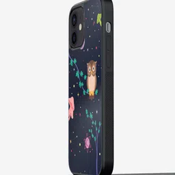 macmerise Unisex Space Owl Printed iPhone 12 Bumper Case Cover-image-14