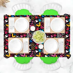 ArtzFolio Multicoloured Anti-Slip 4-Seater Table Cover-image-62