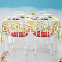ArtzFolio Multicoloured Anti-Slip 4-Seater Table Cover-image-84