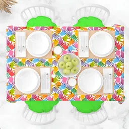 ArtzFolio Multicoloured Anti-Slip 4-Seater Table Cover-image-48