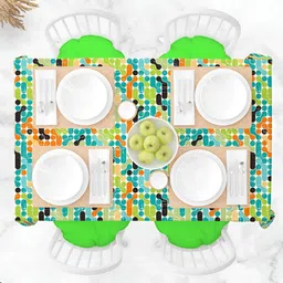 ArtzFolio Multicoloured Anti-Slip 4-Seater Table Cover-image-83