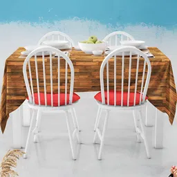 ArtzFolio Multicoloured Anti-Slip 4-Seater Table Cover-image-79