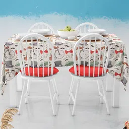 ArtzFolio Multicoloured Anti-Slip 4-Seater Table Cover-image-57