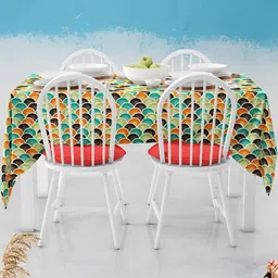 ArtzFolio Multicoloured Anti-Slip 4-Seater Table Cover-image-82