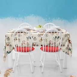 ArtzFolio Multicoloured Anti-Slip 6-Seater Table Cover-image-99