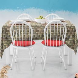 ArtzFolio Multicoloured Anti-Slip 6-Seater Table Cover-image-97