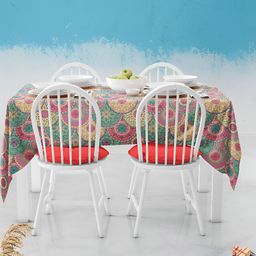 ArtzFolio Multicoloured Anti-Slip 6-Seater Table Cover-image-16