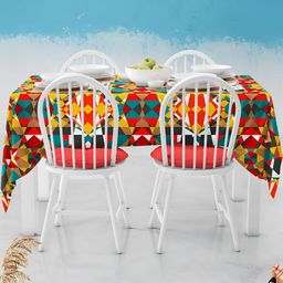 ArtzFolio Multicoloured Anti-Slip 6-Seater Table Cover-image-86