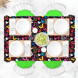 ArtzFolio Multicoloured Anti-Slip 6-Seater Table Cover-image-90